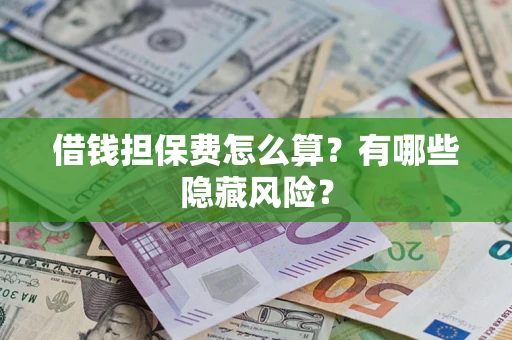 武汉借钱担保费怎么算？有哪些隐藏风险？