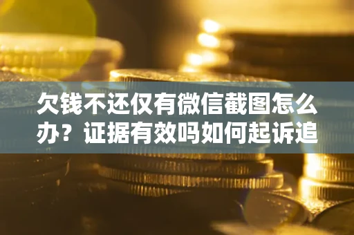 武汉欠钱不还仅有微信截图怎么办？证据有效吗如何起诉追回欠款？