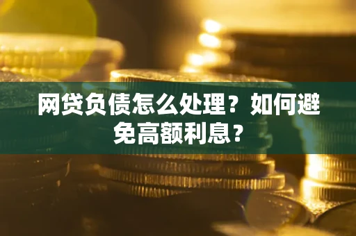 武汉网贷负债怎么处理？如何避免高额利息？