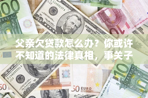 武汉父亲欠贷款怎么办？你或许不知道的法律真相，事关子女未来