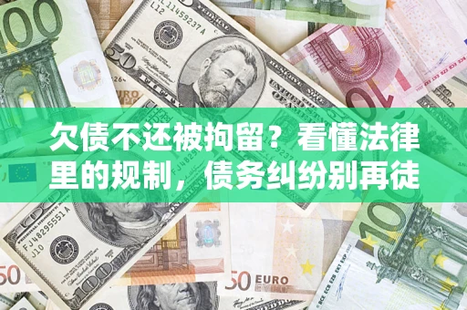 武汉欠债不还被拘留？看懂法律里的规制，债务纠纷别再徒劳奔波