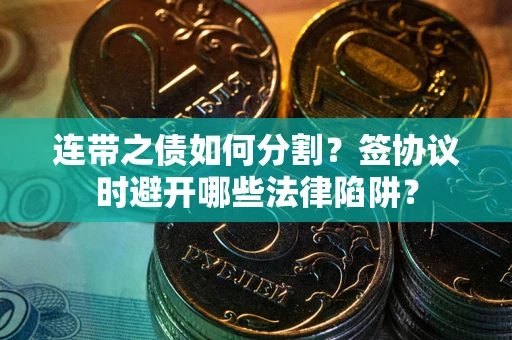 武汉连带之债如何分割？签协议时避开哪些法律陷阱？