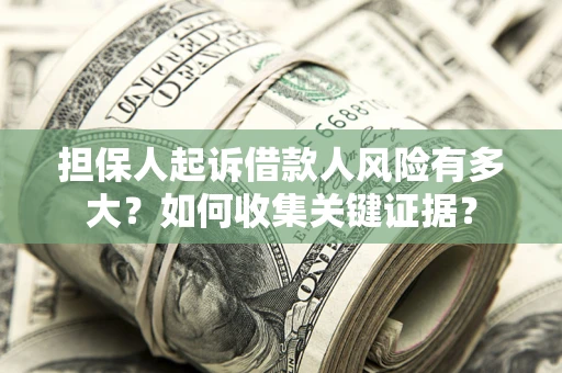武汉担保人起诉借款人风险有多大？如何收集关键证据？