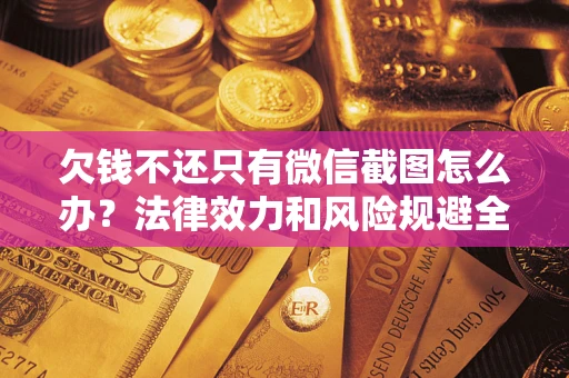 武汉欠钱不还只有微信截图怎么办？法律效力和风险规避全解析