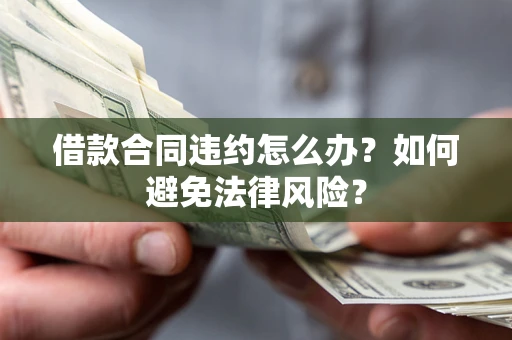 武汉借款合同违约怎么办？如何避免法律风险？