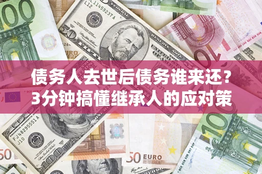 武汉债务人去世后债务谁来还？3分钟搞懂继承人的应对策略