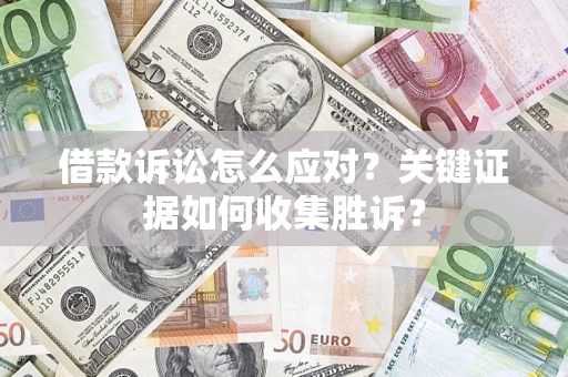 武汉借款诉讼怎么应对？关键证据如何收集胜诉？