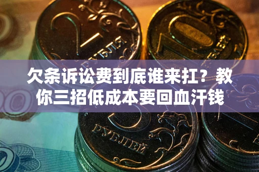 武汉欠条诉讼费到底谁来扛？教你三招低成本要回血汗钱